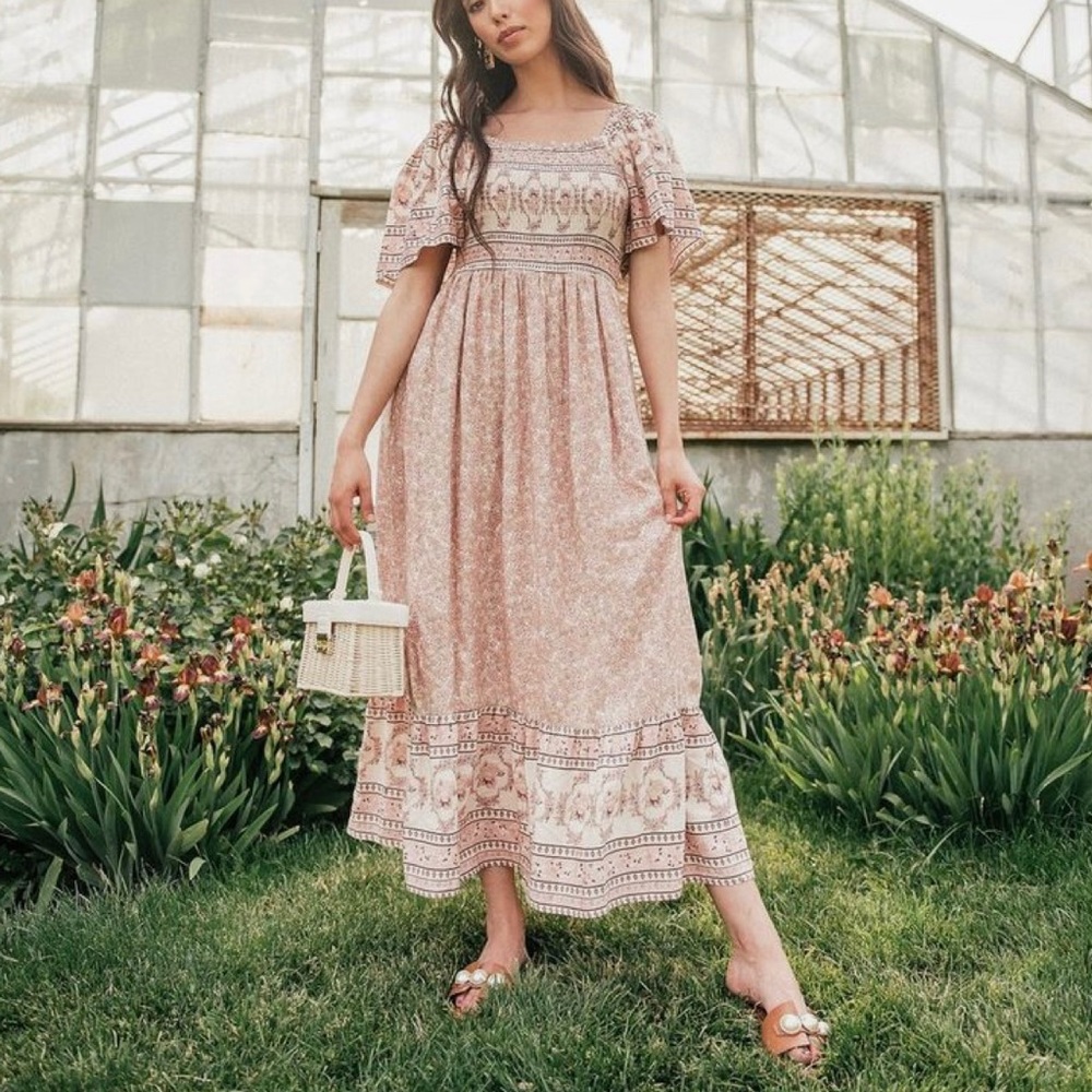 Jessakae pink floral detailed dress